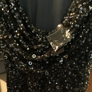 NWT Adrianna Papell Sequined Gown